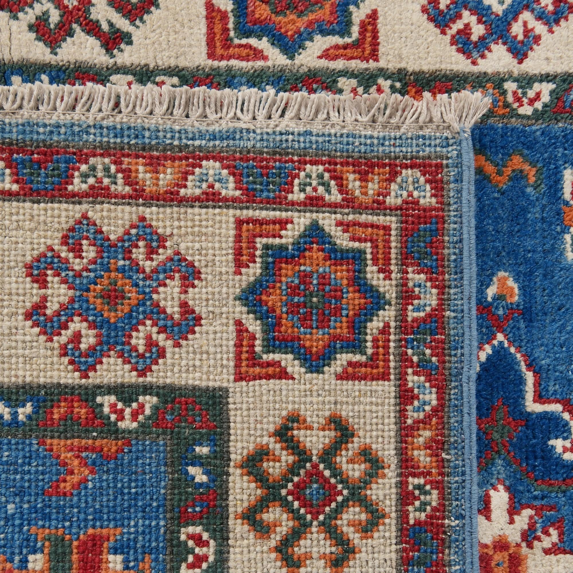 80cm x 125cm Hand Knotted Kazak Rug