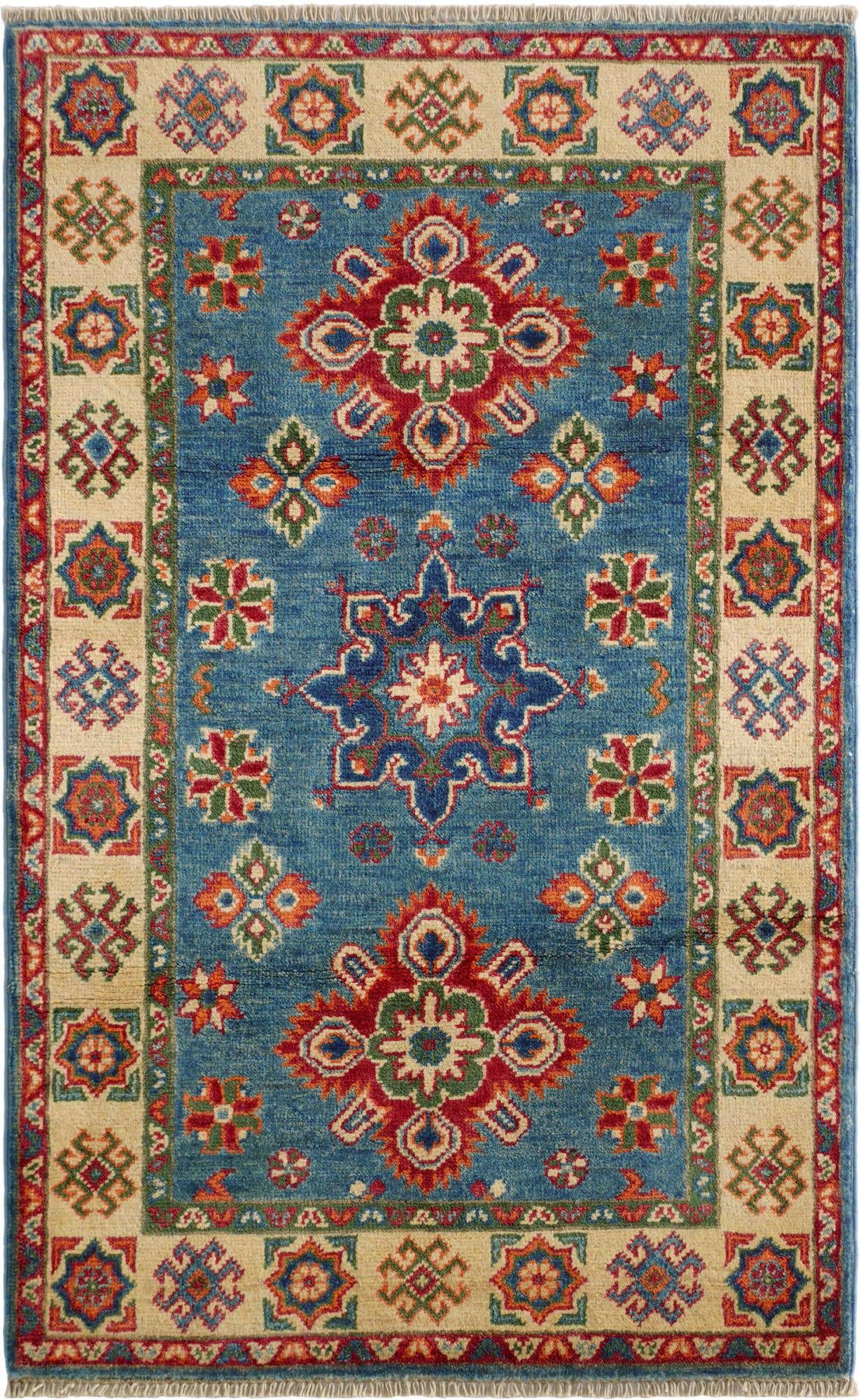 2' 7 x 4' 2 Hand Knotted Kazak Rug