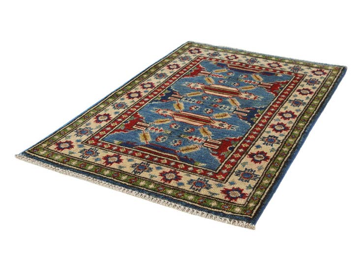 Detail image of 2' x 3' Hand Knotted Kazak Rug
