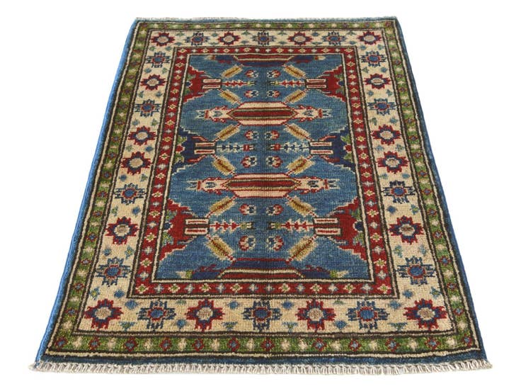Detail image of 2' x 3' Hand Knotted Kazak Rug