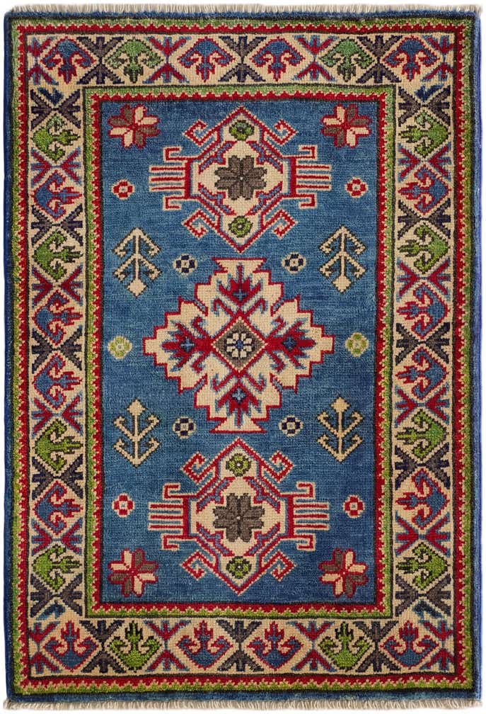 2' 1 x 3' Hand Knotted Kazak Rug