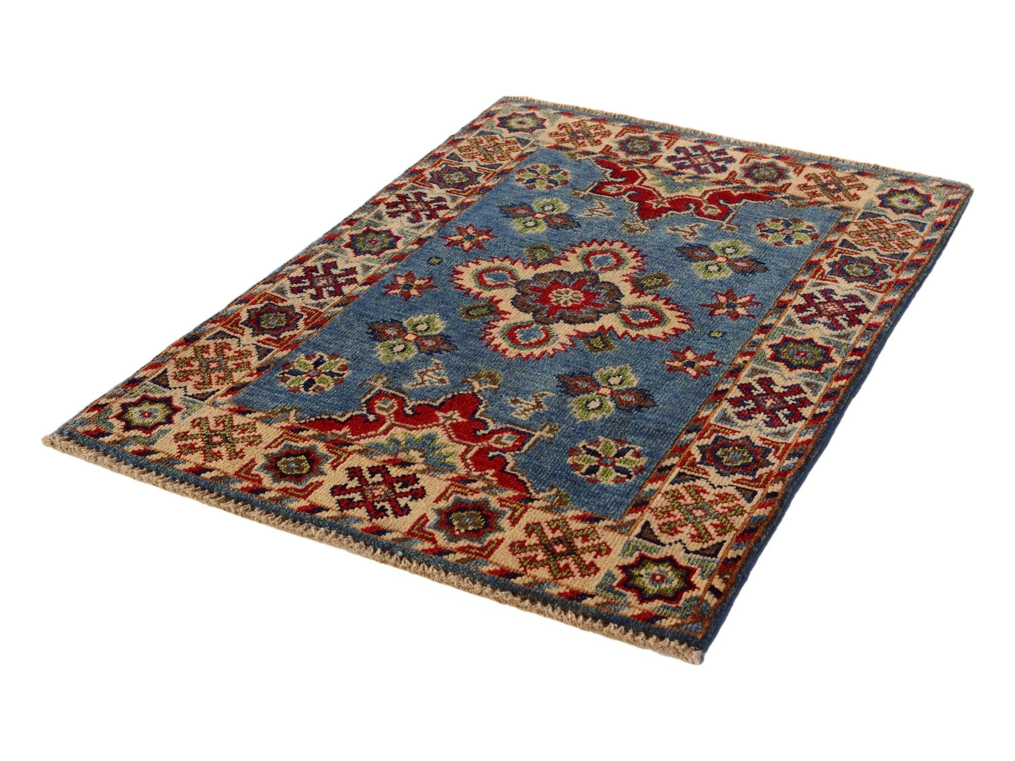 2' 1 x 3' Hand Knotted Kazak Rug