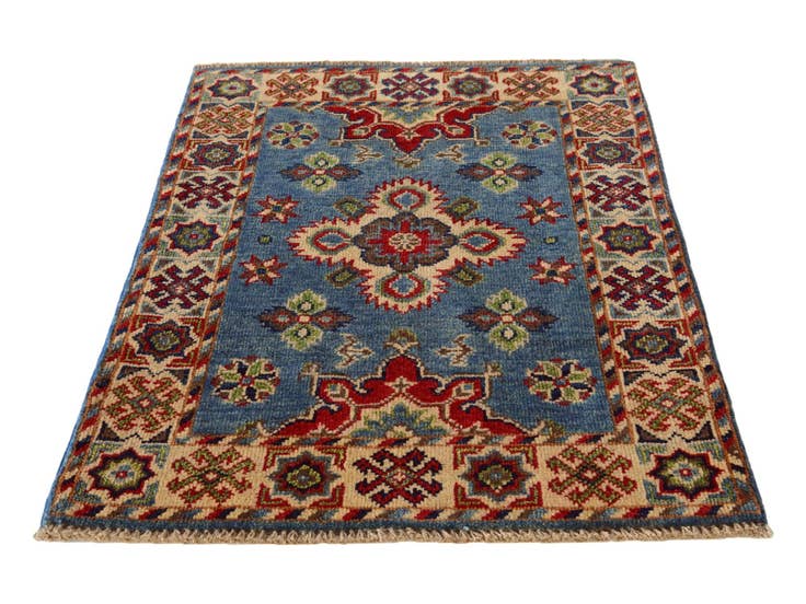 Detail image of 2' 1 x 3' Hand Knotted Kazak Rug