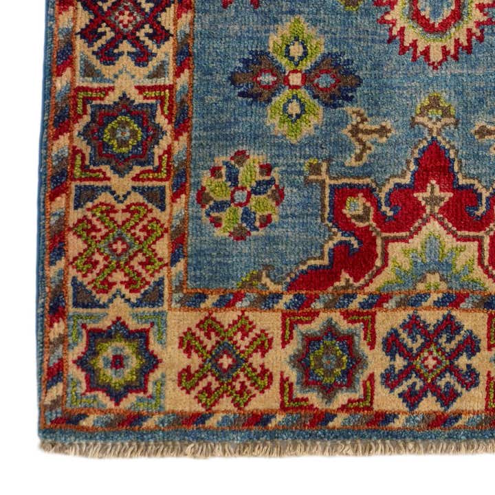 2' 1 x 3' Hand Knotted Kazak Rug