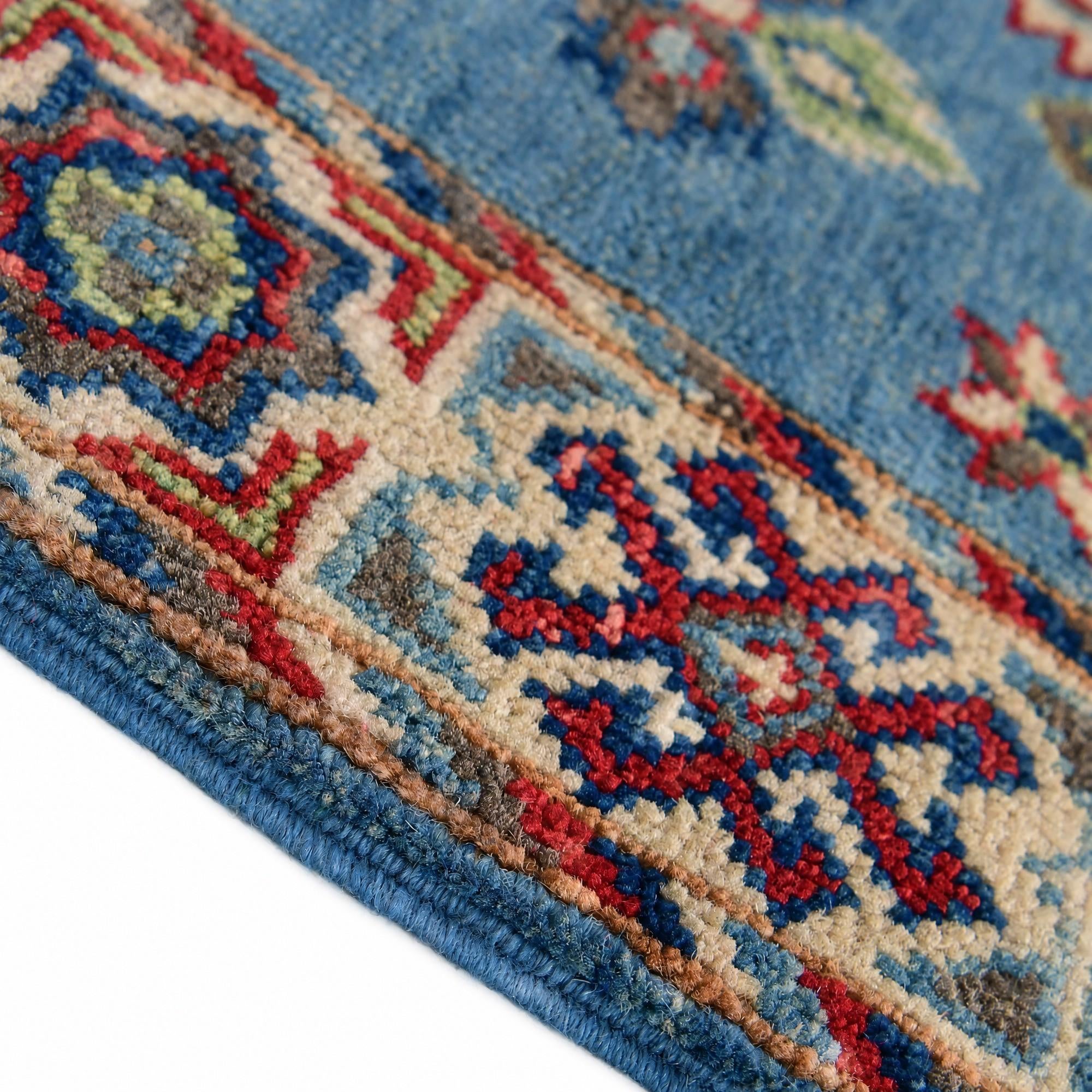 65cm x 90cm Hand Knotted Kazak Rug