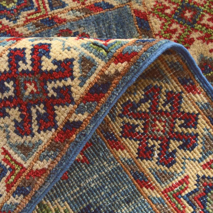 Detail image of 2' 1 x 3' Hand Knotted Kazak Rug