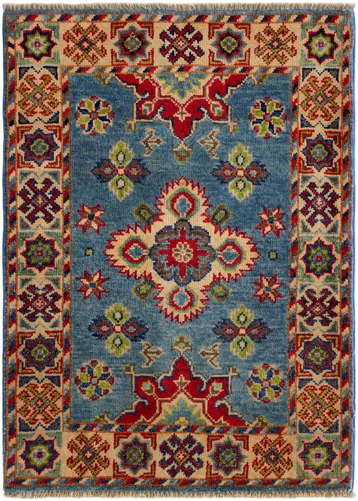 2' 1 x 3' Hand Knotted Kazak Rug