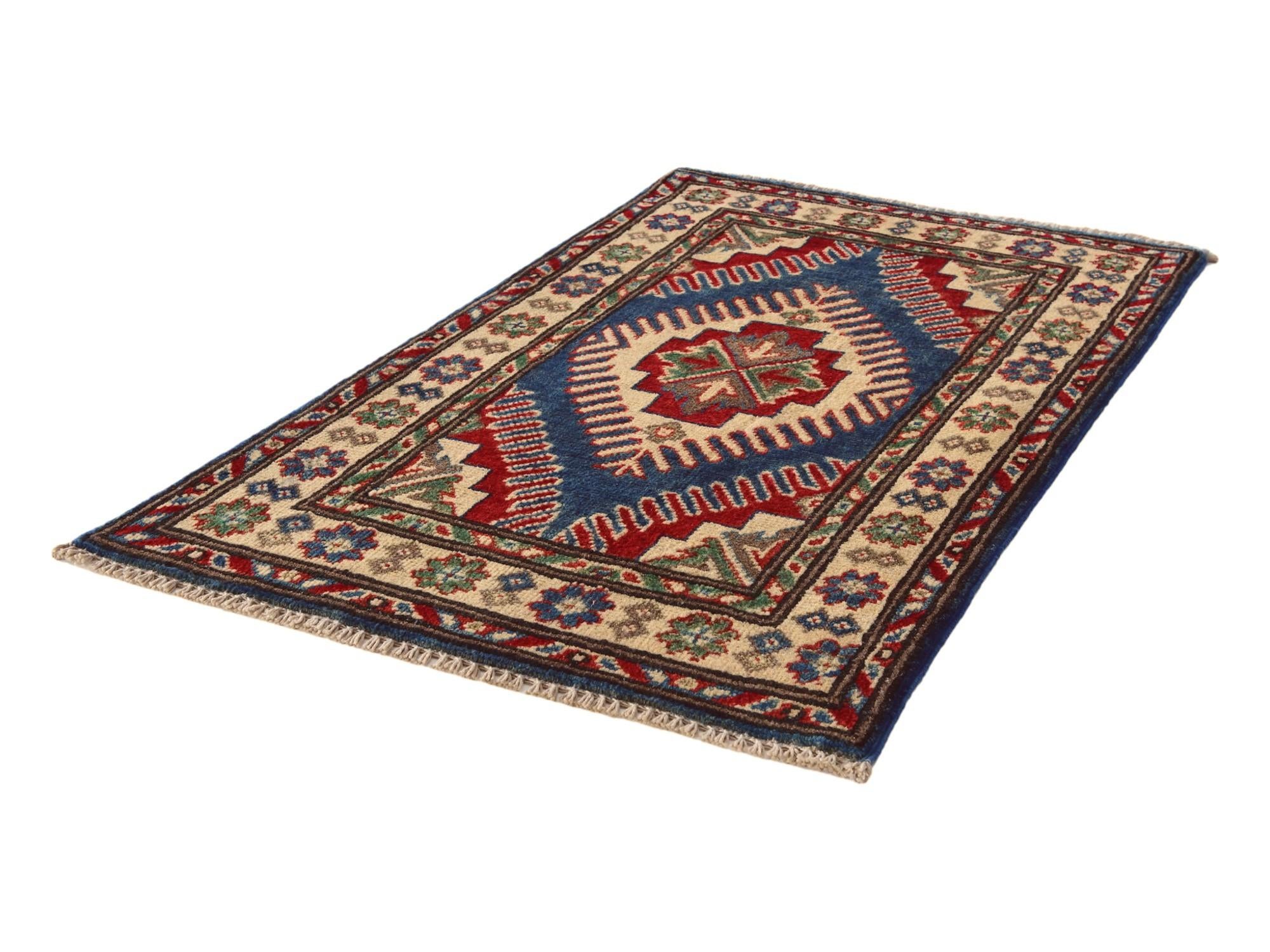 1' 11 x 3' 1 Hand Knotted Kazak Rug