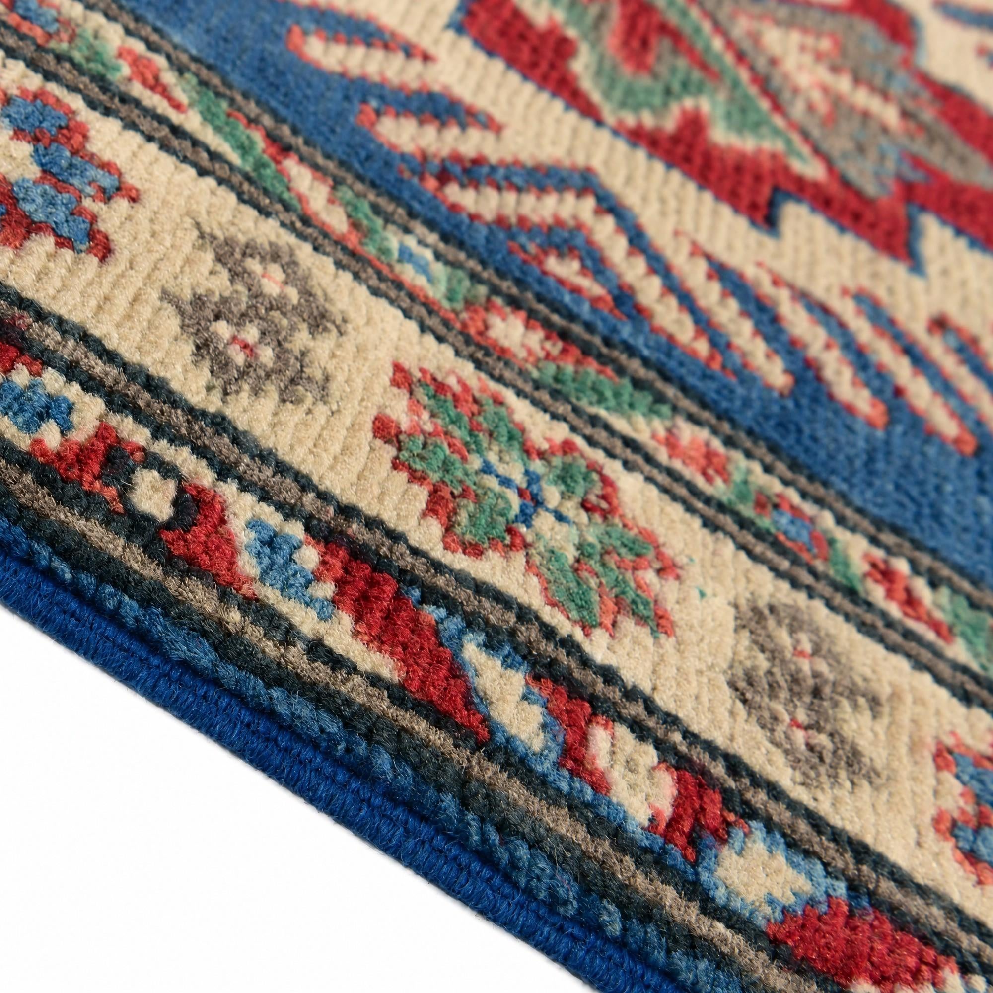 60cm x 95cm Hand Knotted Kazak Rug