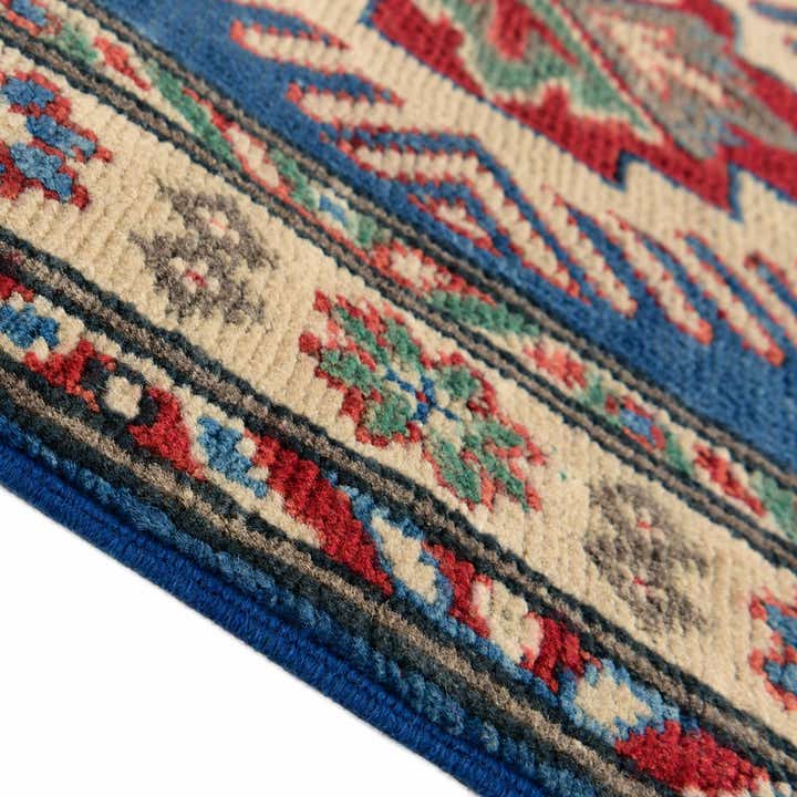 60cm x 95cm anudado a mano Kazak Alfombra