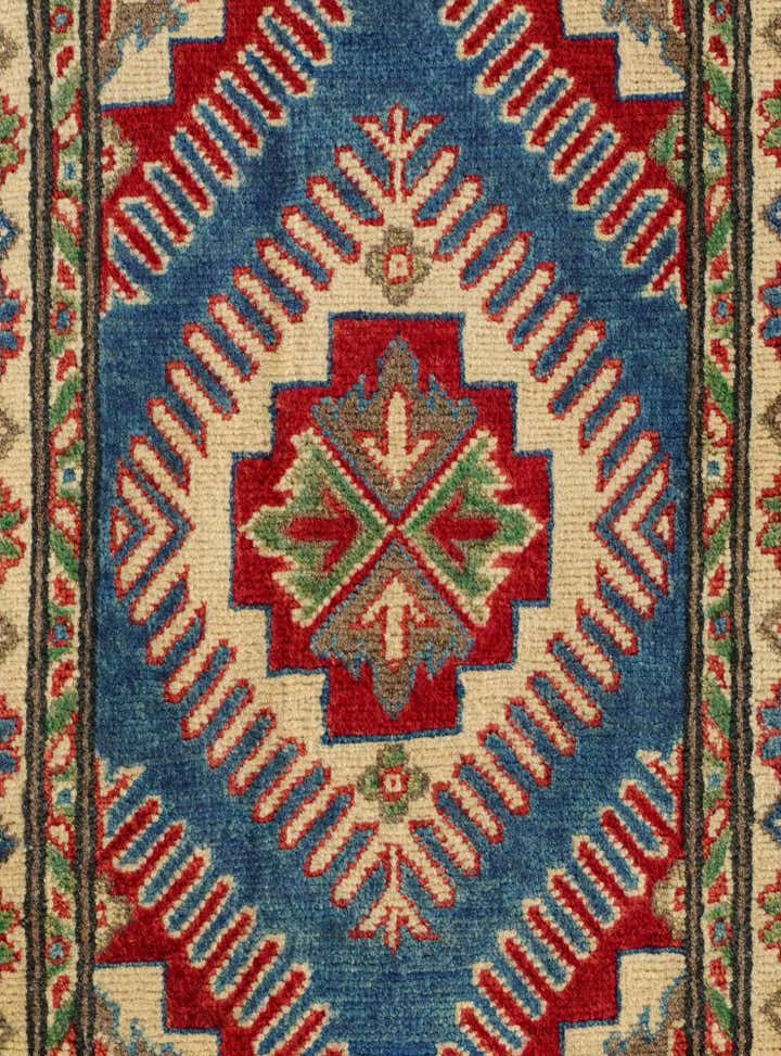 1' 11 x 3' 1 Hand Knotted Kazak Rug