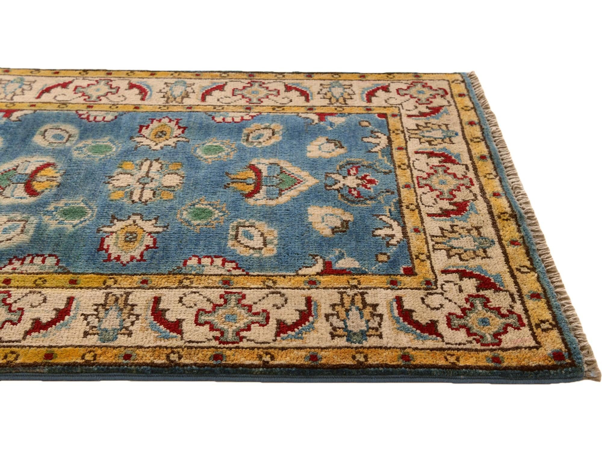 2' x 3' Hand Knotted Kazak Rug