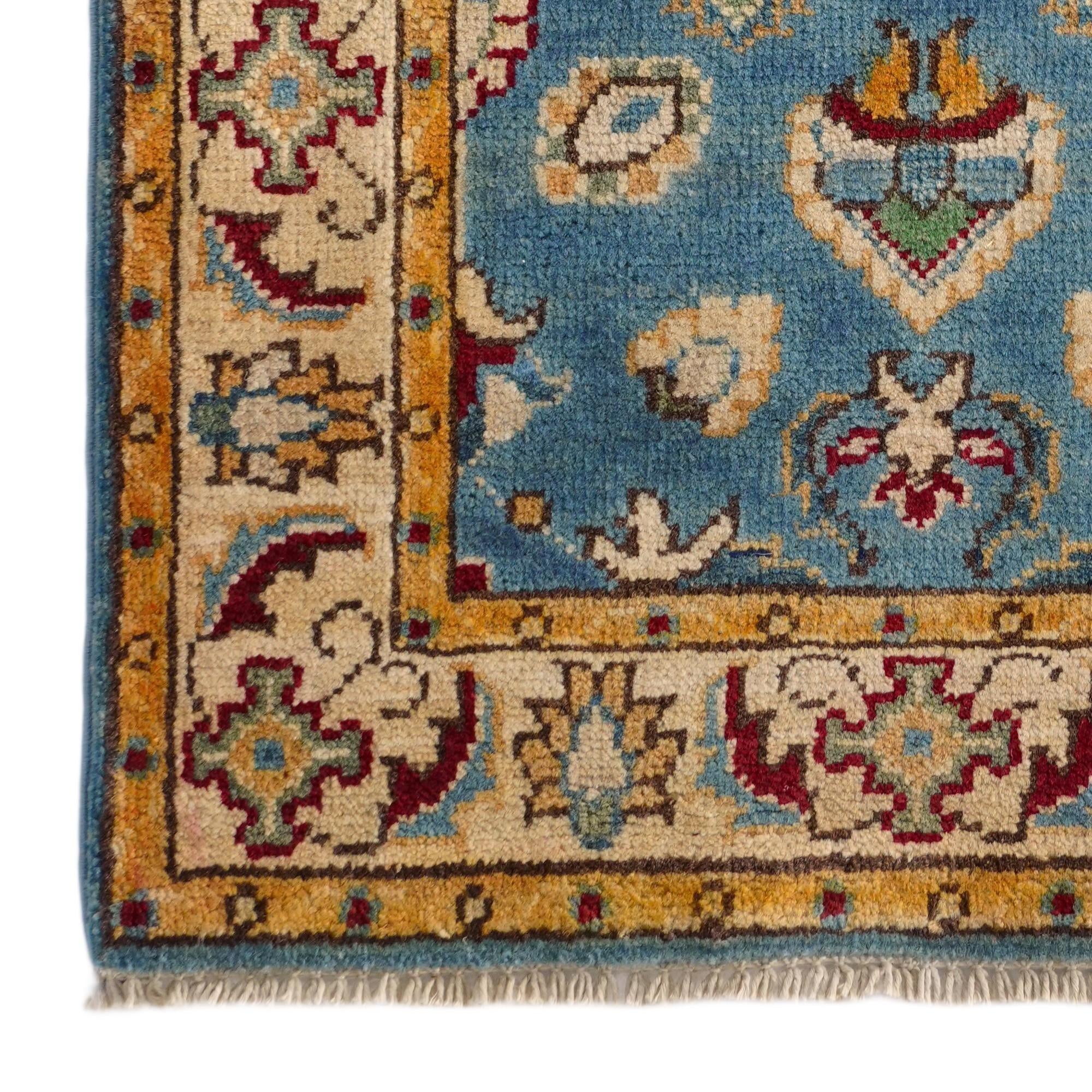 2' x 3' Hand Knotted Kazak Rug
