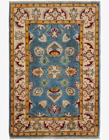 2' x 3' Hand Knotted Kazak Rug