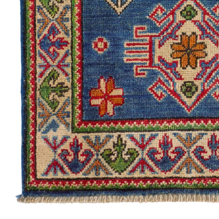 Detail image of 2' x 3' 3 Hand Knotted Kazak Rug