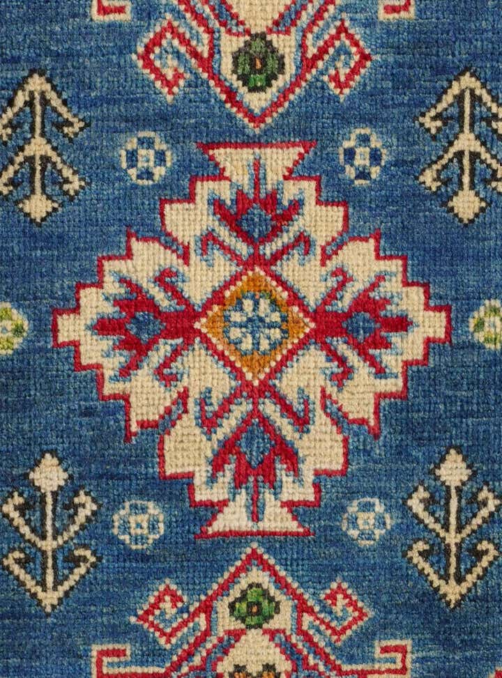 2' x 3' 3 Hand Knotted Kazak Rug