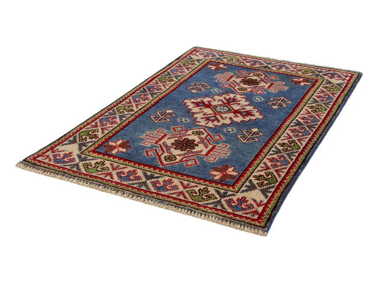 Detail image of 2' x 3' 1 Hand Knotted Kazak Rug
