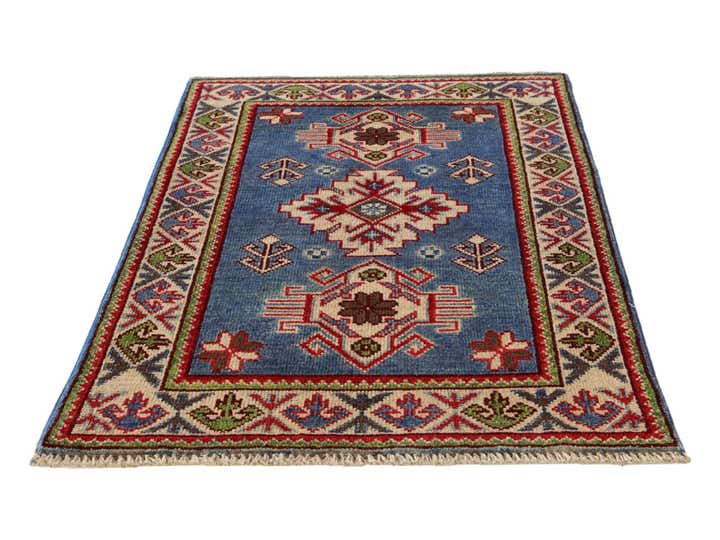 2' x 3' 1 Hand Knotted Kazak Rug