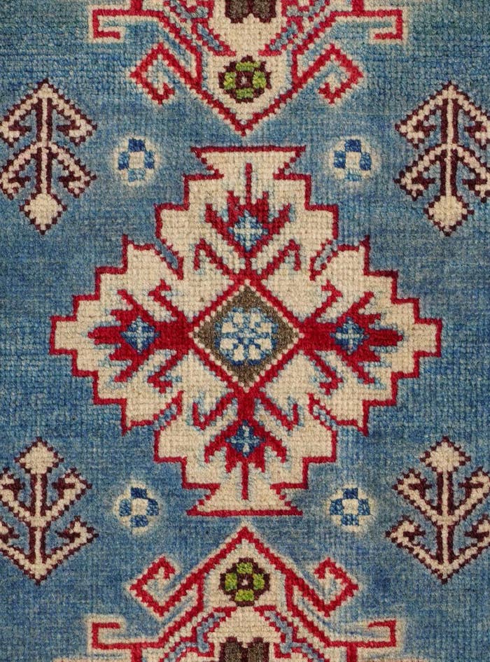 Detail image of 2' x 3' 1 Hand Knotted Kazak Rug
