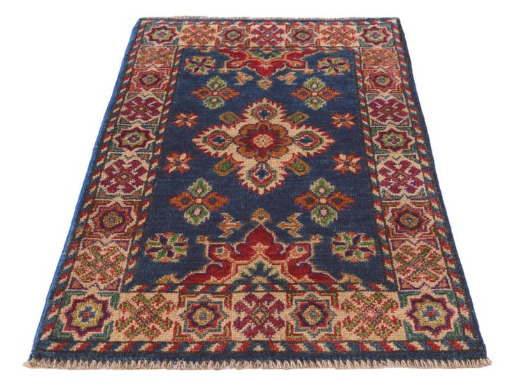 Detail image of 2' x 3' 3 Hand Knotted Kazak Rug