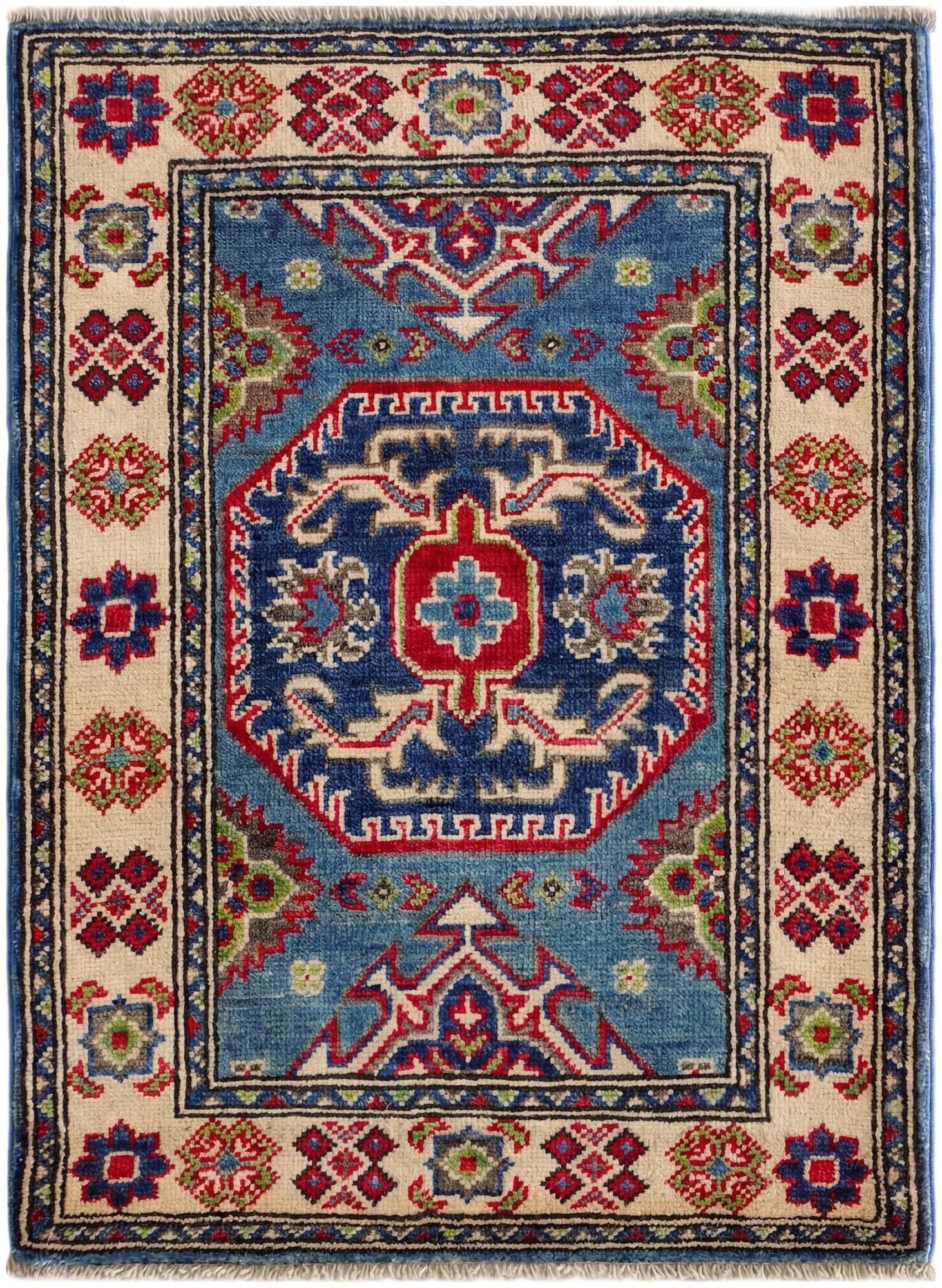 2' 1 x 2' 10 Hand Knotted Kazak Rug
