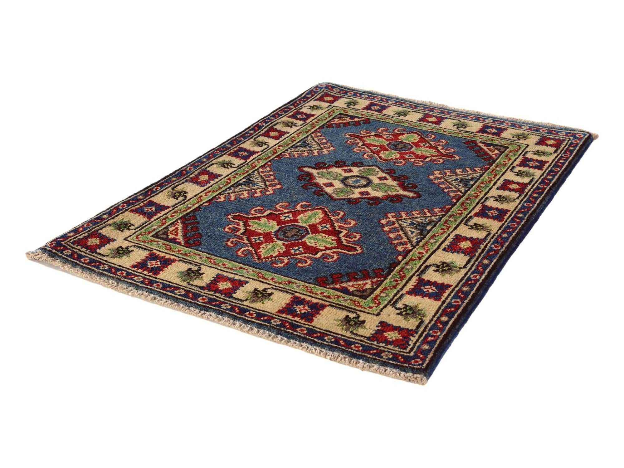 2' 1 x 3' Hand Knotted Kazak Rug