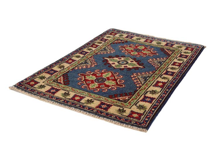 Detail image of 2' 1 x 3' Hand Knotted Kazak Rug