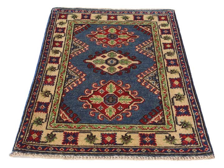 2' 1 x 3' Hand Knotted Kazak Rug