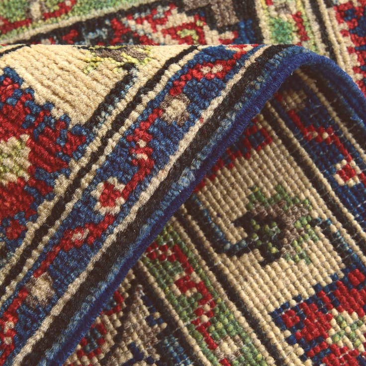 Detail image of 2' 1 x 3' Hand Knotted Kazak Rug