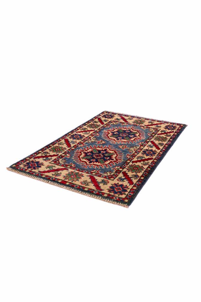 2' x 3' 2 Hand Knotted Kazak Rug
