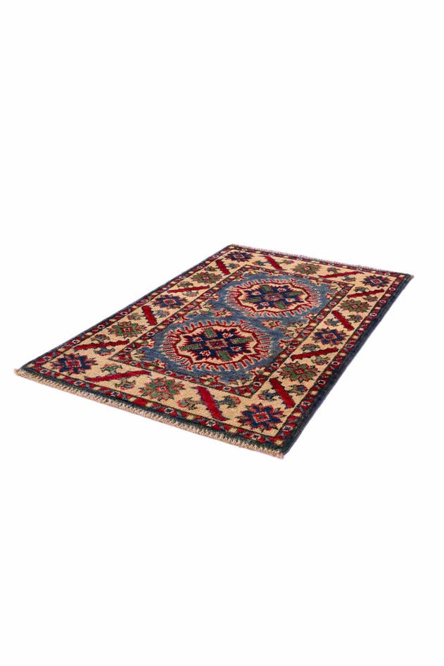 Detail image of 2' x 3' 2 Hand Knotted Kazak Rug