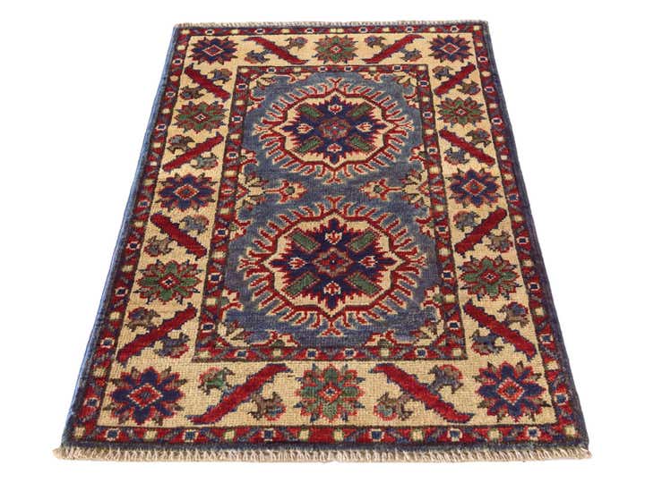 2' x 3' 2 Hand Knotted Kazak Rug