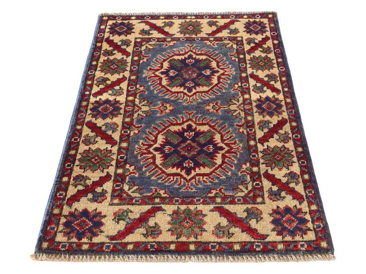 Detail image of 2' x 3' 2 Hand Knotted Kazak Rug