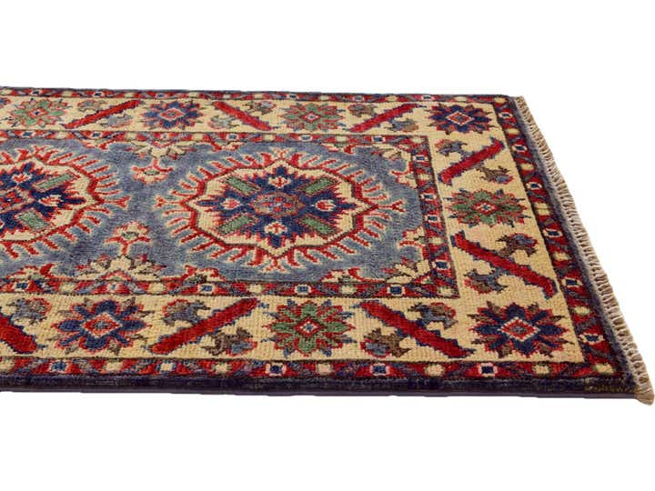 2' x 3' 2 Hand Knotted Kazak Rug