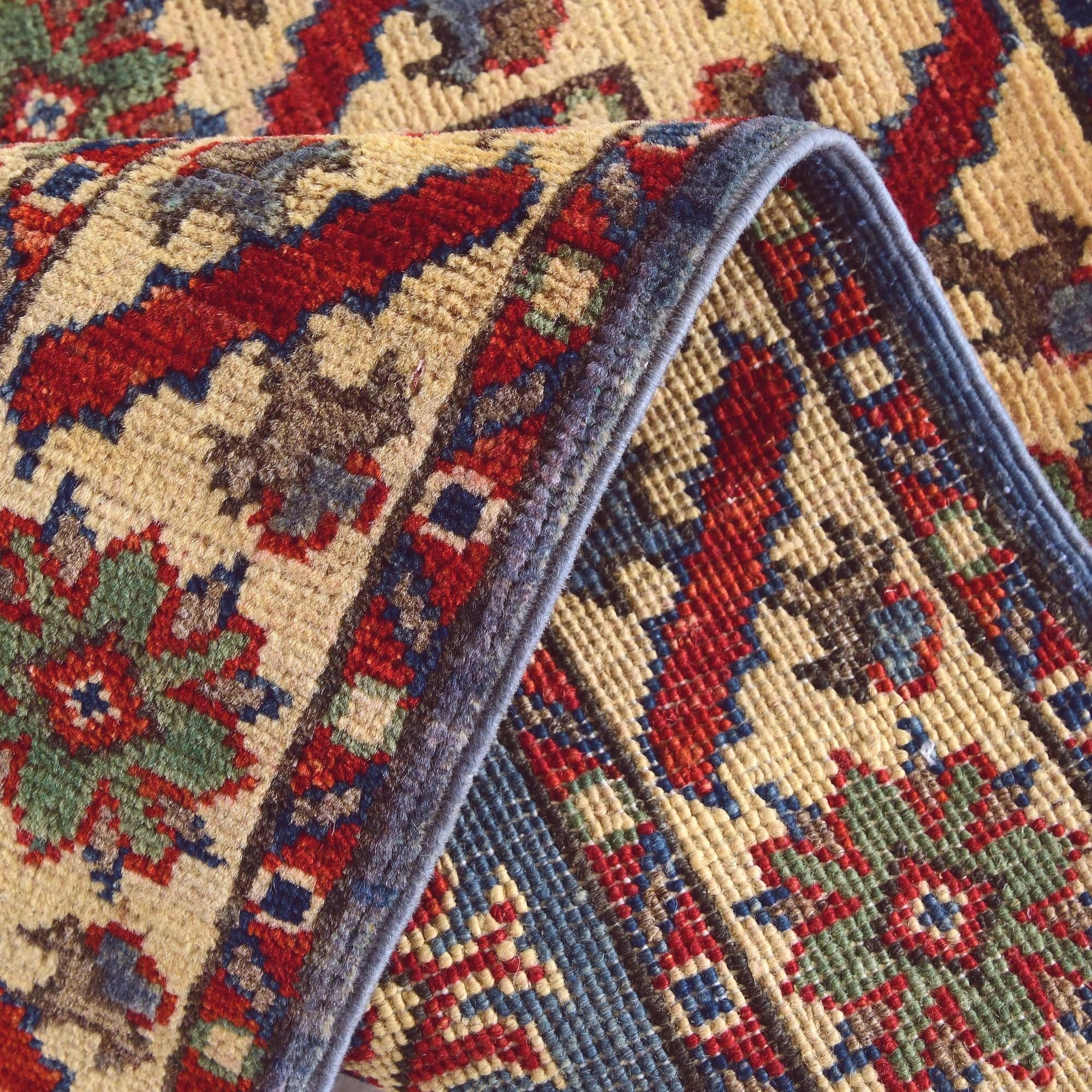 2' x 3' 2 Hand Knotted Kazak Rug