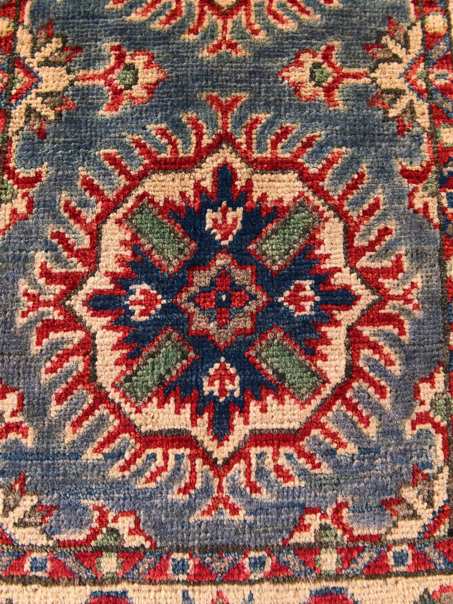 2' x 3' 2 Hand Knotted Kazak Rug
