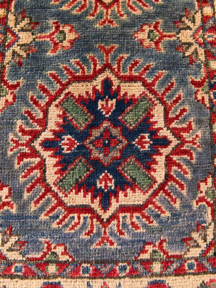 2' x 3' 2 Hand Knotted Kazak Rug