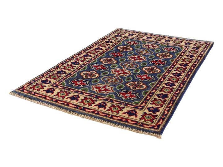 2' x 3' 1 Hand Knotted Kazak Rug