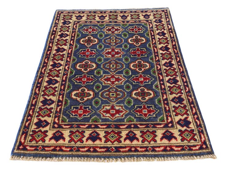 Detail image of 2' x 3' 1 Hand Knotted Kazak Rug