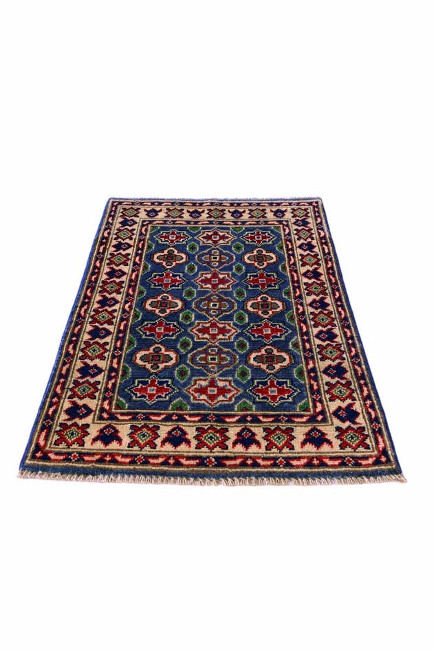 Detail image of 2' x 3' 1 Hand Knotted Kazak Rug
