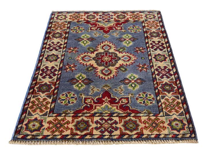 2' x 3' Hand Knotted Kazak Rug