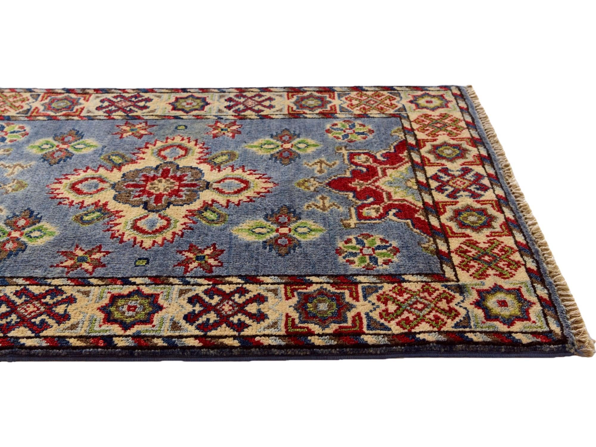 2' x 3' Hand Knotted Kazak Rug
