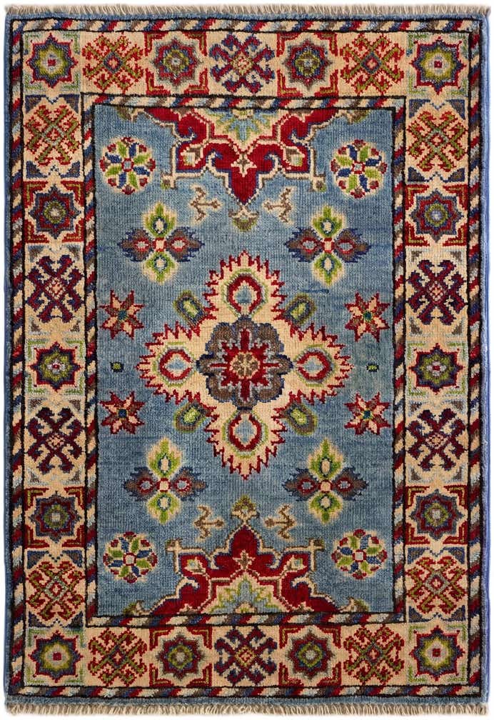 2' x 3' Hand Knotted Kazak Rug