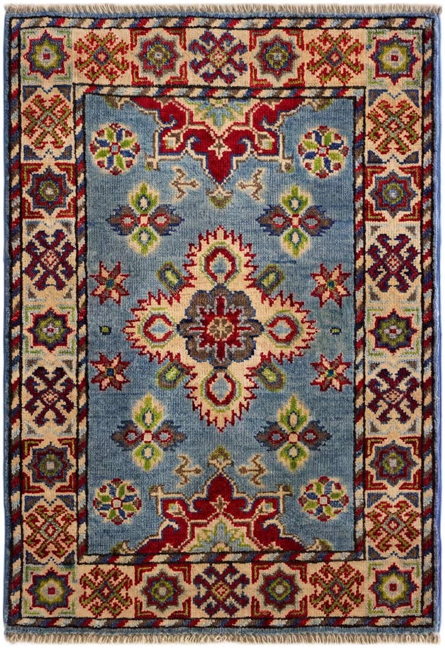 Detail image of 2' x 3' Hand Knotted Kazak Rug