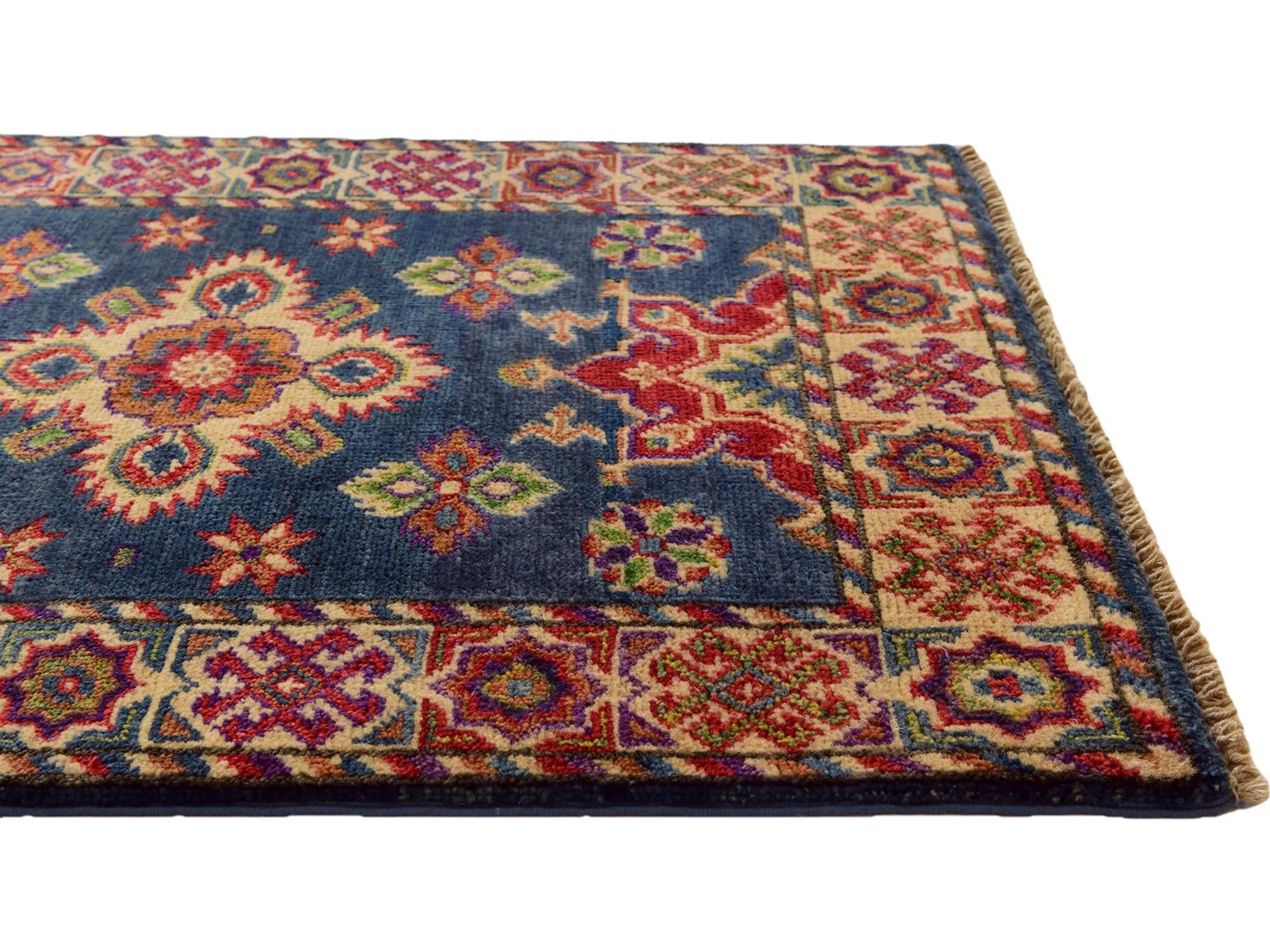 2' 1 x 2' 11 Hand Knotted Kazak Rug