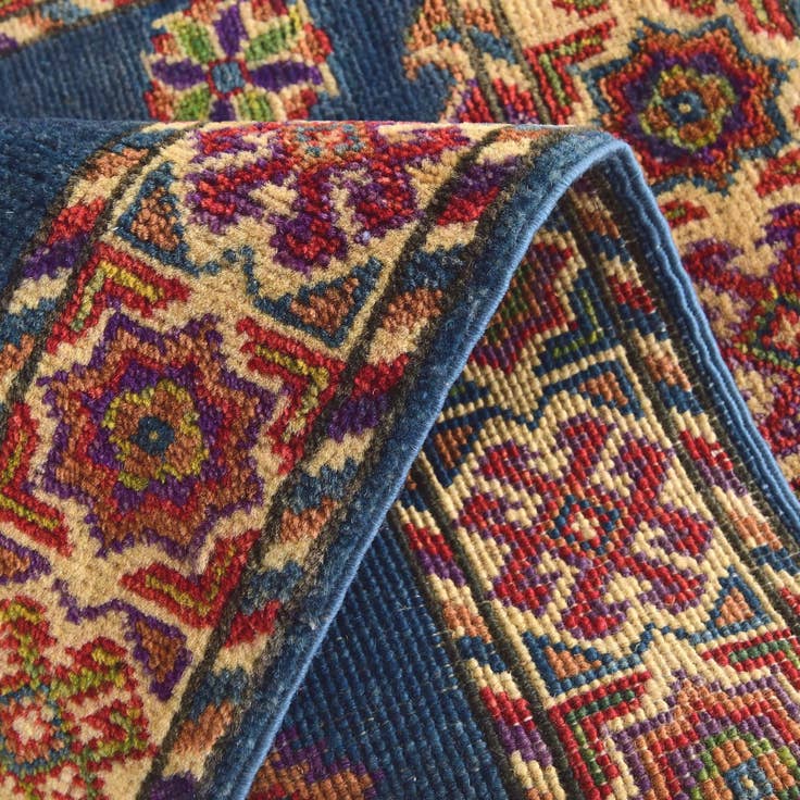 Detail image of 2' 1 x 2' 11 Hand Knotted Kazak Rug