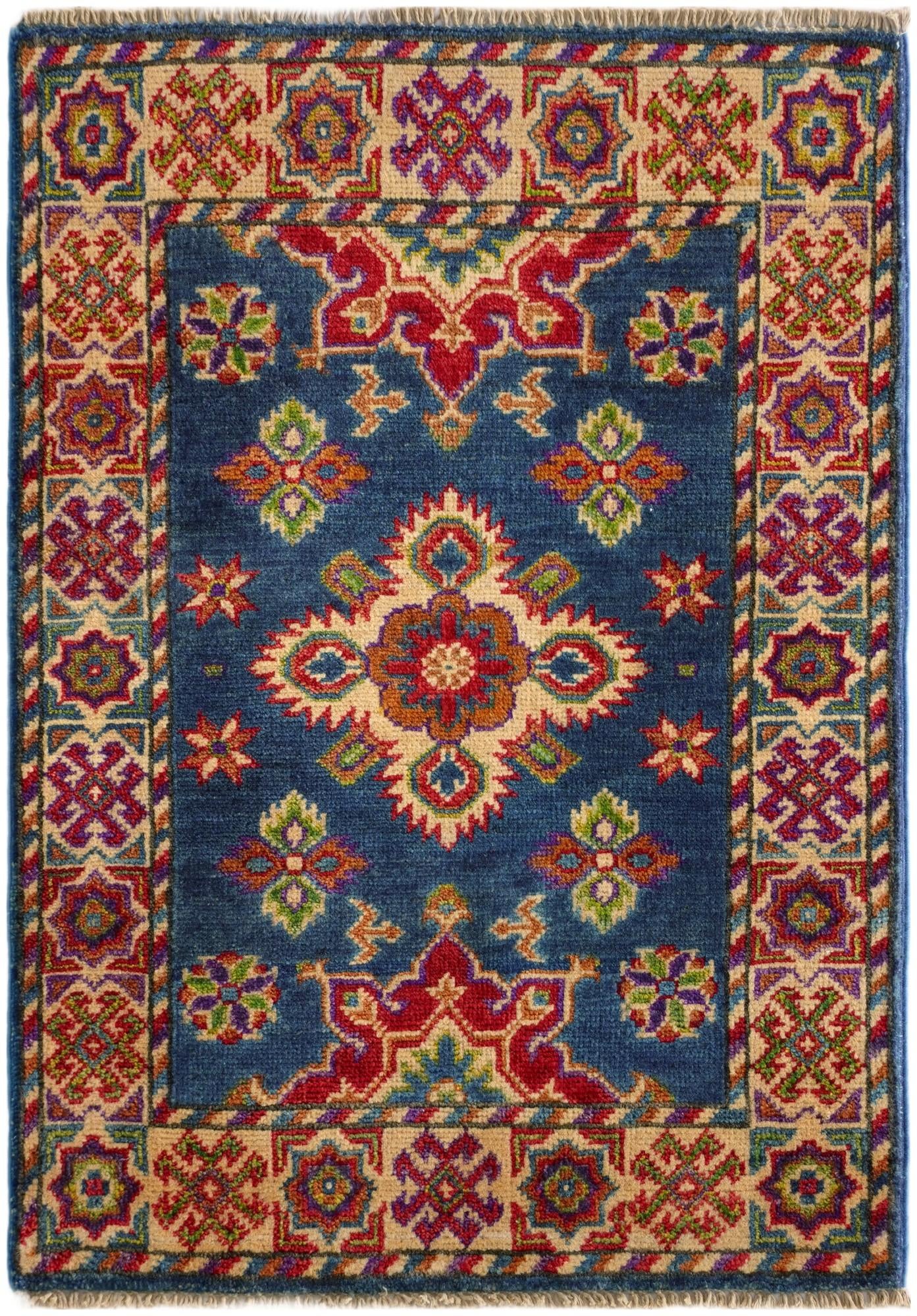 2' 1 x 2' 11 Hand Knotted Kazak Rug