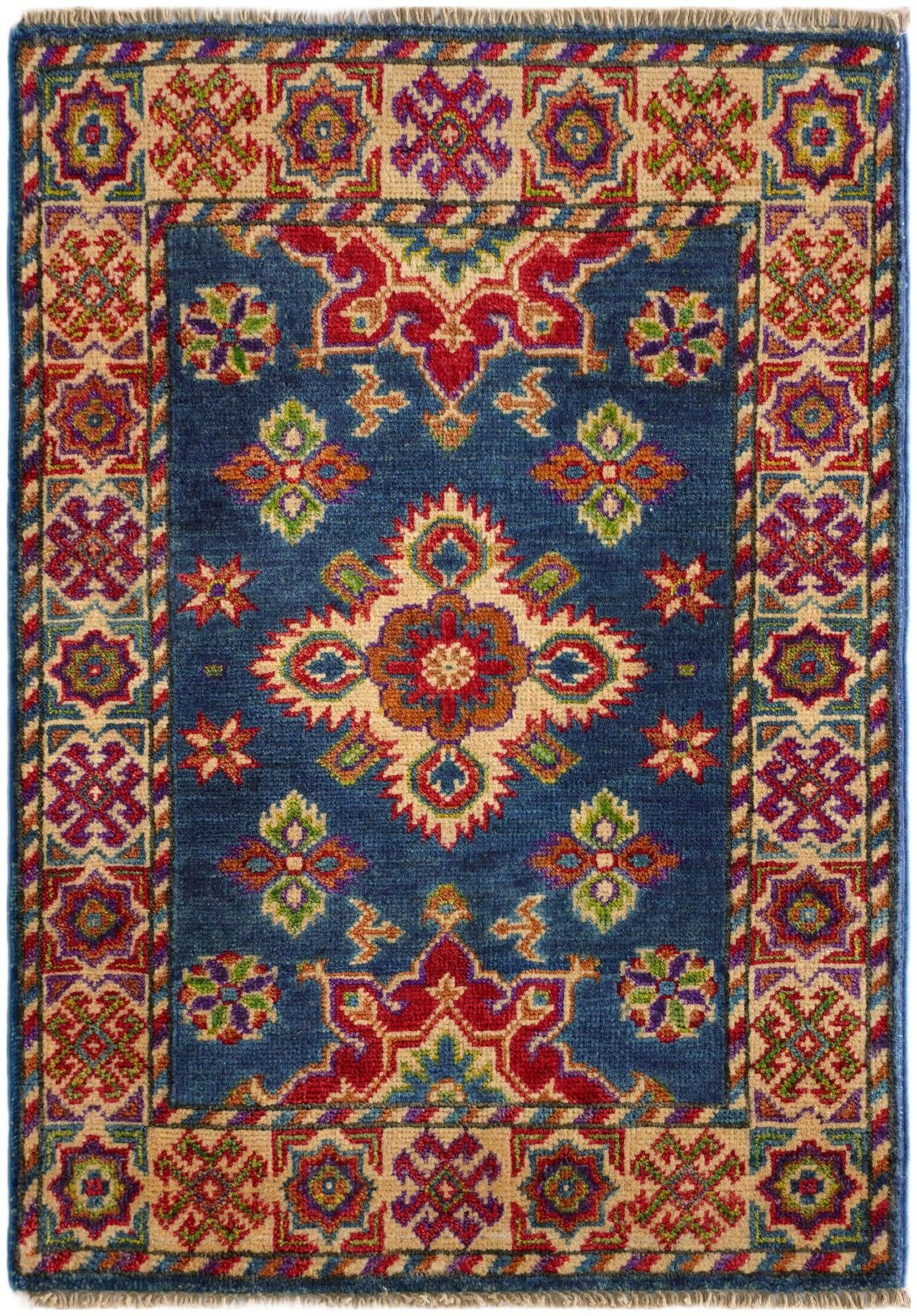 2' 1 x 2' 11 Hand Knotted Kazak Rug