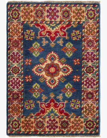 2' 1 x 2' 11 Hand Knotted Kazak Rug