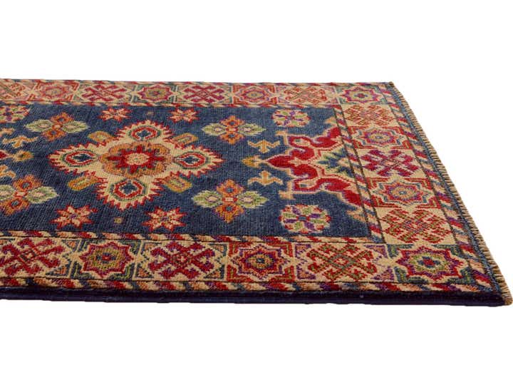 2' x 3' Hand Knotted Kazak Rug